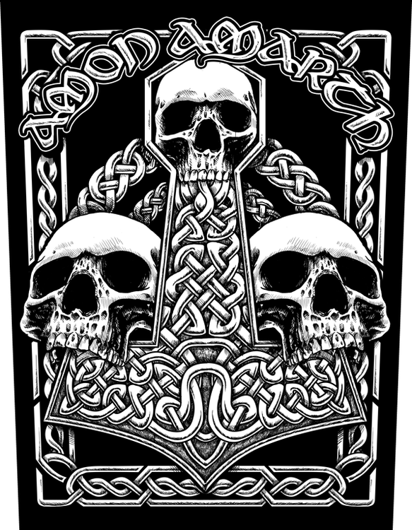 Black label society backpatch XL - mikefashion.se