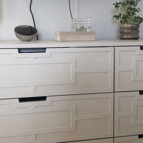 Engla front pattern for Nordli chest of drawers 80cm (43cm deep